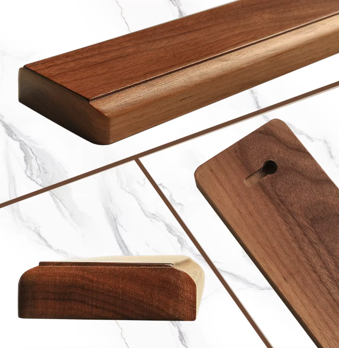 MAGNETIC KNIFE HOLDER WALNUT WOOD 40 CM