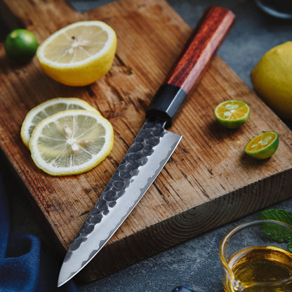 TRIBAL EBONY WOOD KNIFE SET