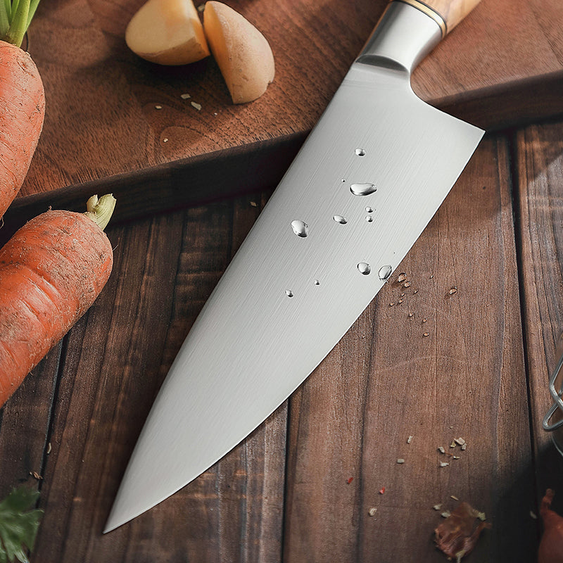 Tribal Chef Knife Nature Rose Wood