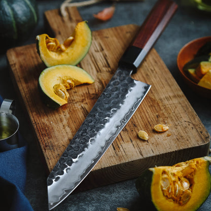 TRIBAL EBONY WOOD KNIFE SET