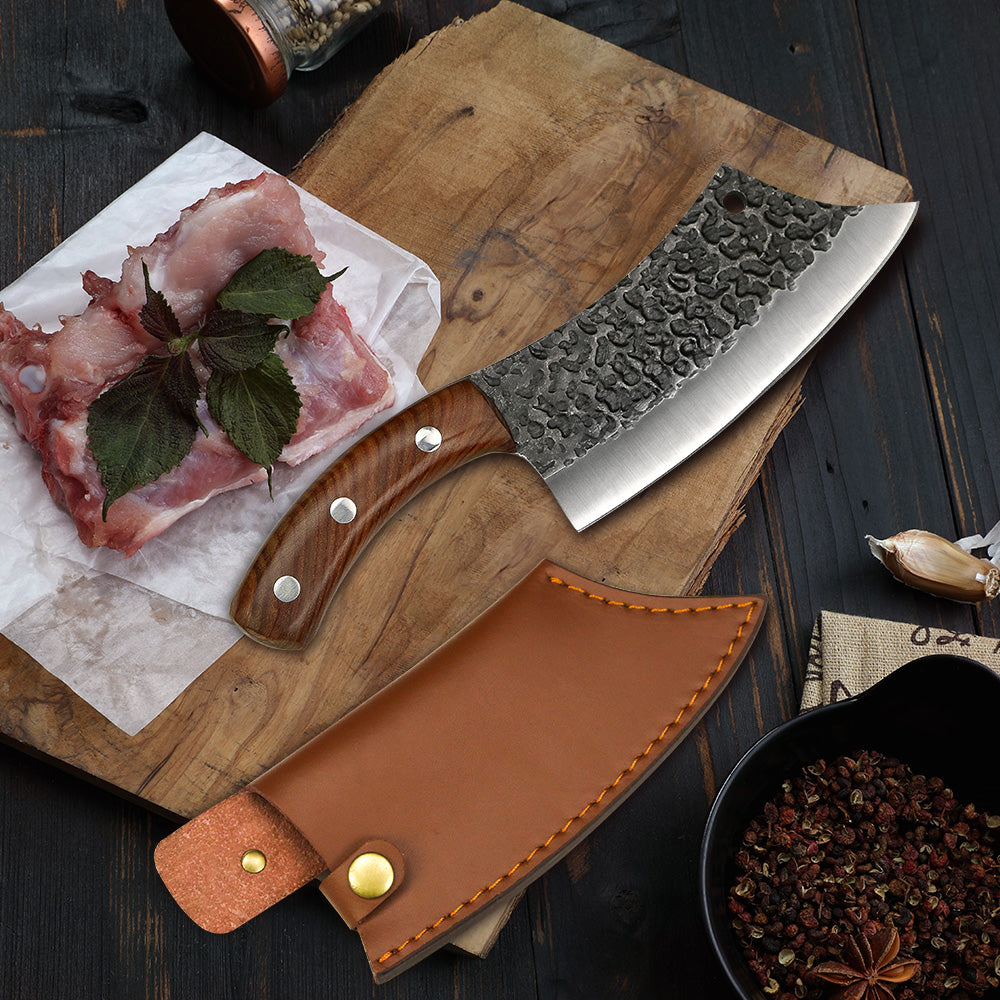 TRIBAL ARTISAN CLEAVER KNIFE