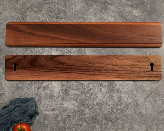 MAGNETIC KNIFE HOLDER WALNUT WOOD 40 CM